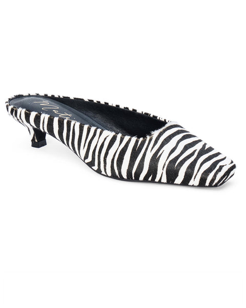 classy heeled mule