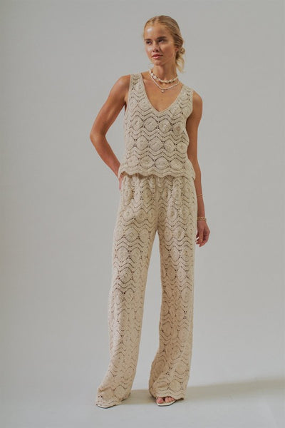 sunset crochet pants