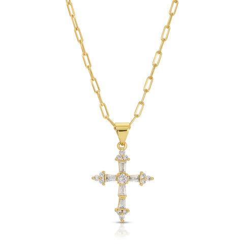 princess cross necklace