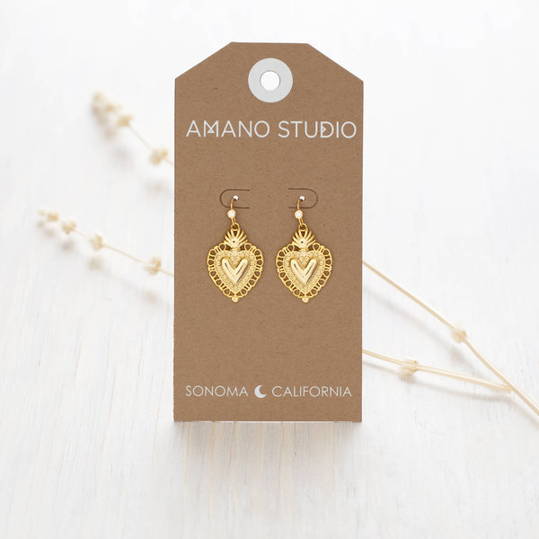 flame of love earrings