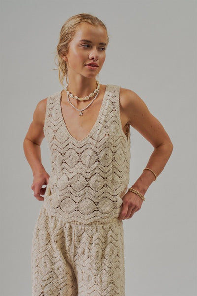 sunset crochet pants