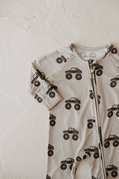 monster truck pajamas