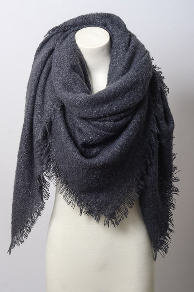 mohair blanket scarf