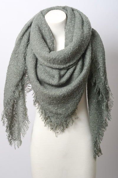 mohair blanket scarf