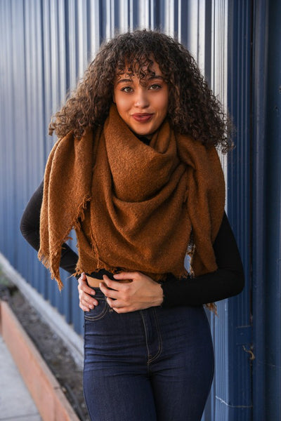 mohair blanket scarf