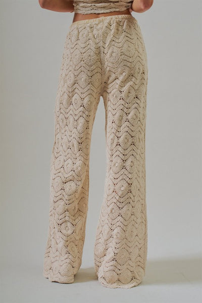 sunset crochet pants