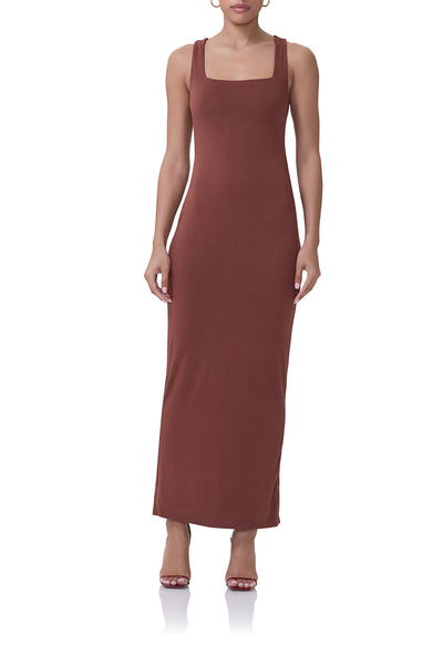 nadja knit crepe dress