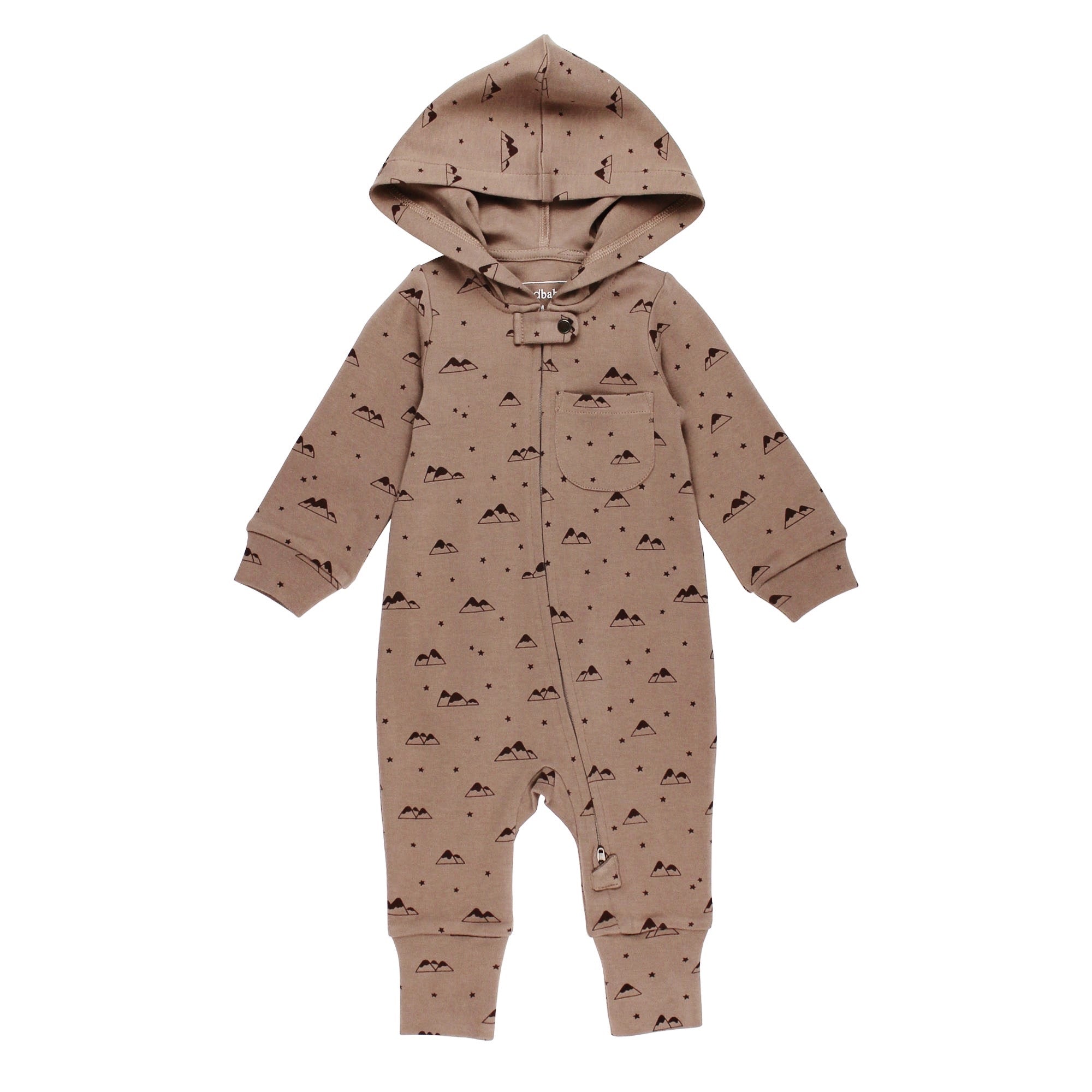 organic zipper romper