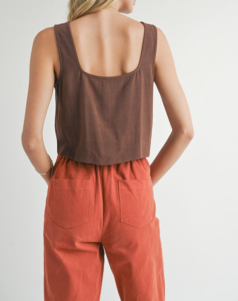 sugarloaf linen tank