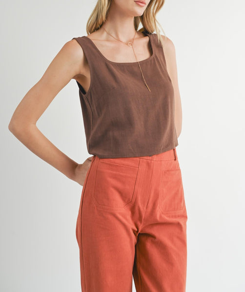 sugarloaf linen tank