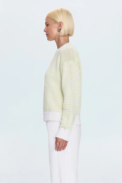 aura relaxed crew neck sweater