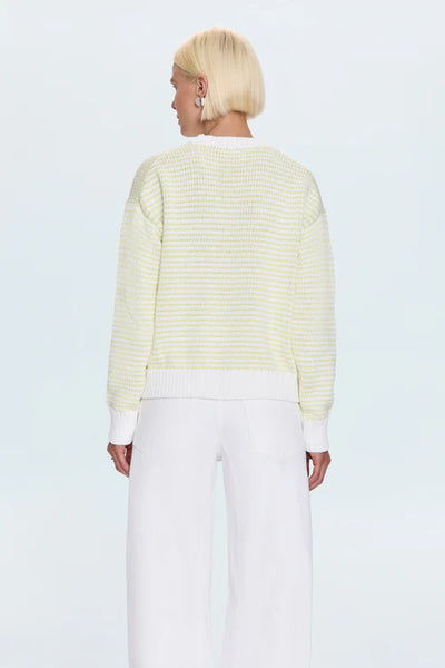 aura relaxed crew neck sweater