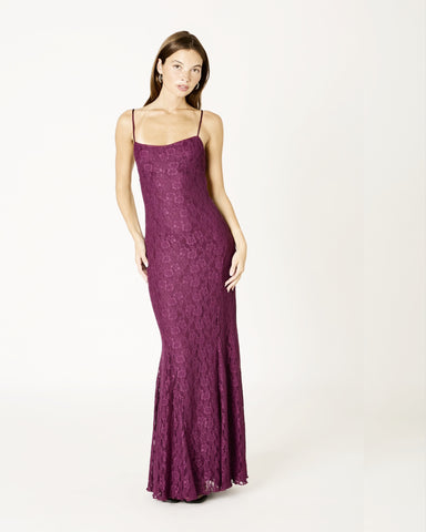 lace maxi dress