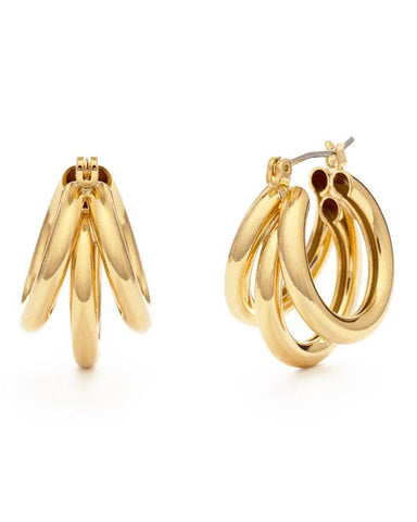 triple hoop earring