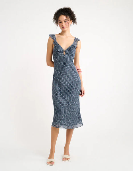 butterfly midi dress