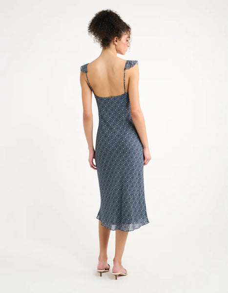 butterfly midi dress