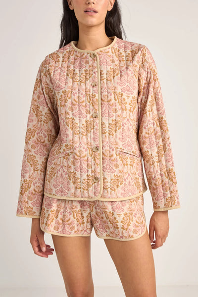 paisley quilted jacket