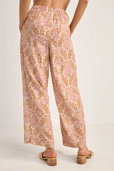 paisley drawstring pant