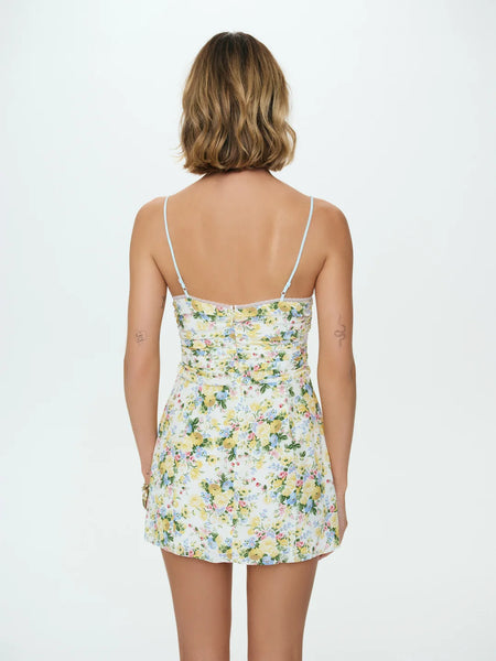 marigold mini dress