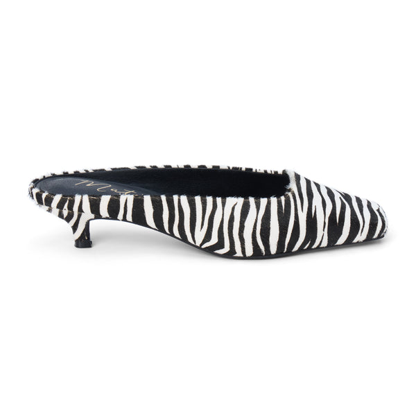 classy heeled mule