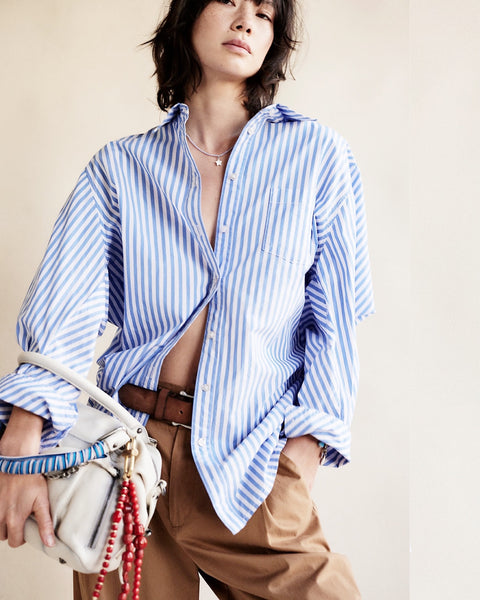 sabine tailored button down