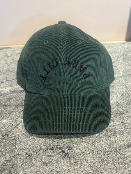 upside down park city cord hat