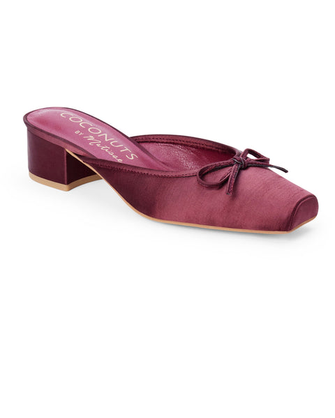 geneva heeled mule
