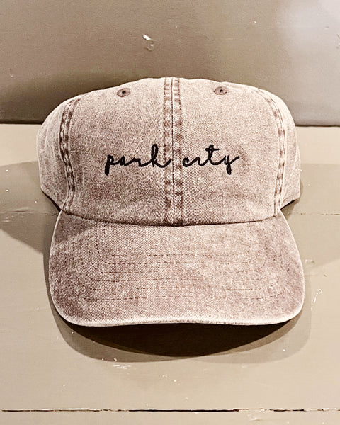 park city script hat