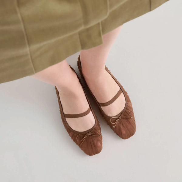 raeven tulle ballet flats