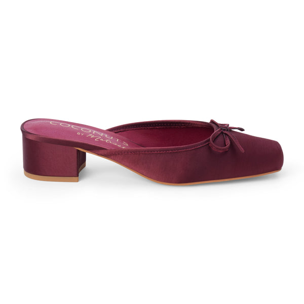 geneva heeled mule