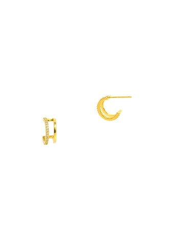 double hoop earrings