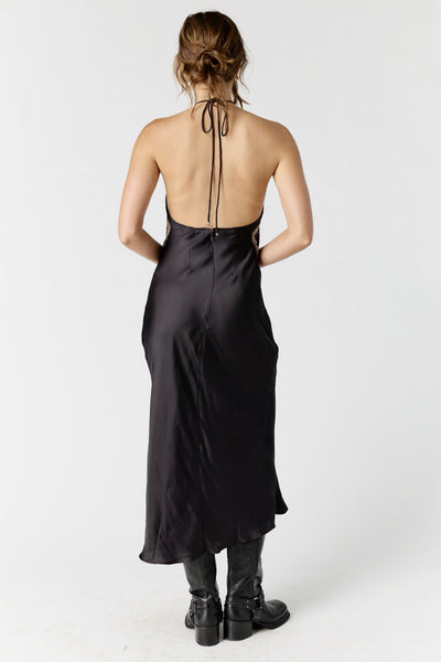 citrine midi dress