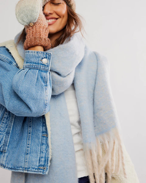 winter chill blanket scarf