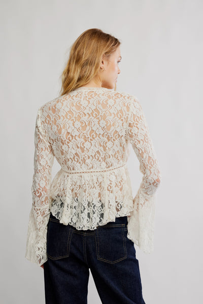 whispering love lace top