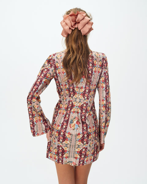 maple rose mini dress
