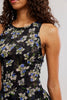 raven printed mini dress