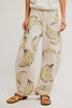good luck printed jeans