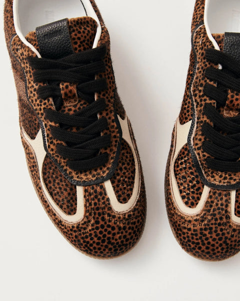 calf hair leopard sneaker