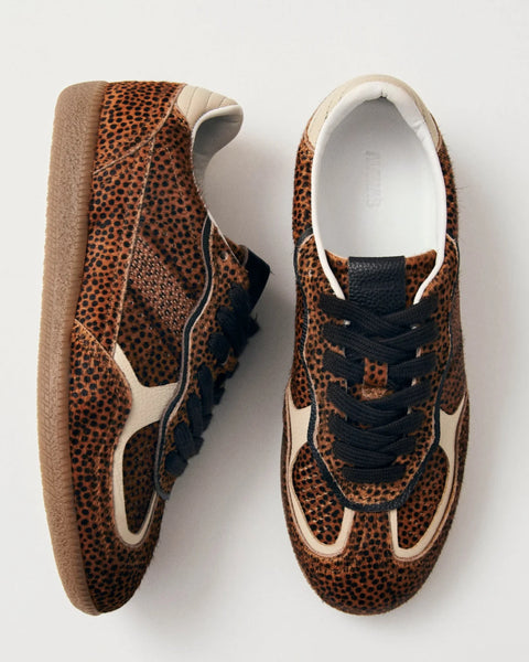 calf hair leopard sneaker