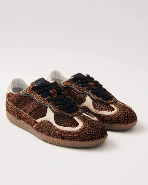 calf hair leopard sneaker