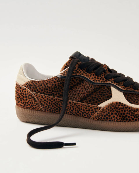 calf hair leopard sneaker