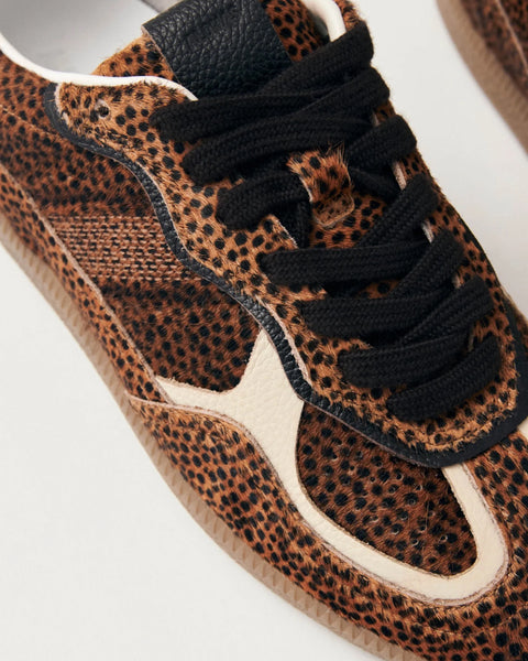 calf hair leopard sneaker