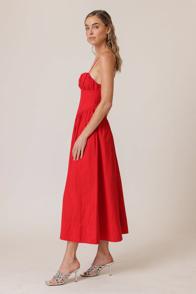 carmin maxi dress