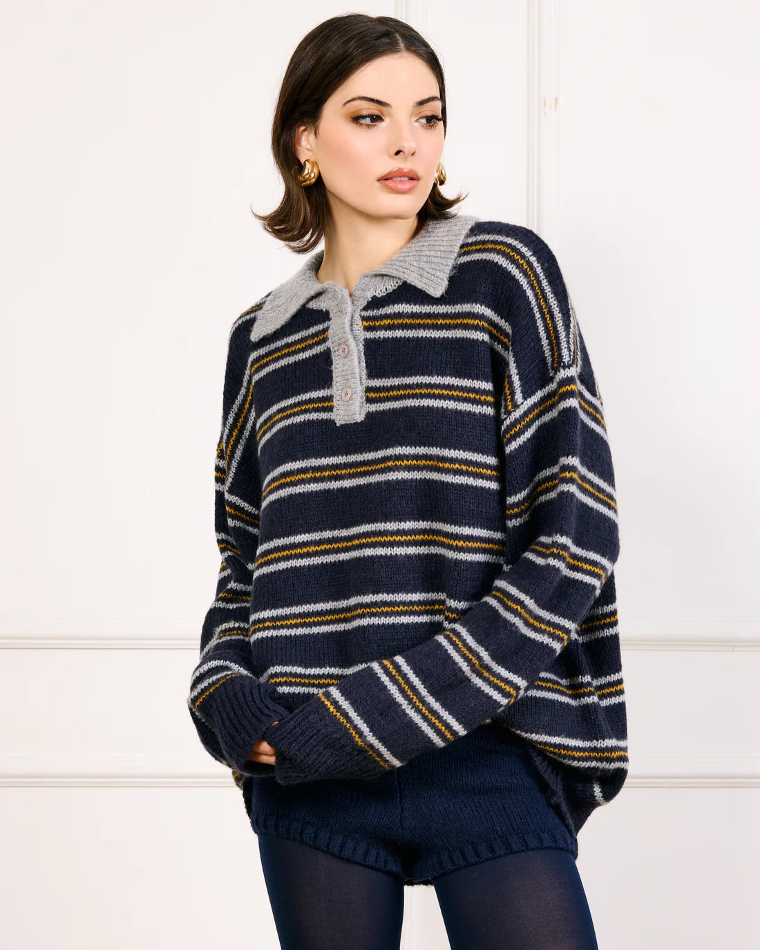 sutton striped sweater
