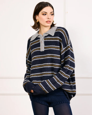 sutton striped sweater
