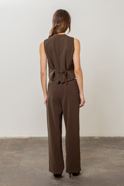fold over front pleat pant