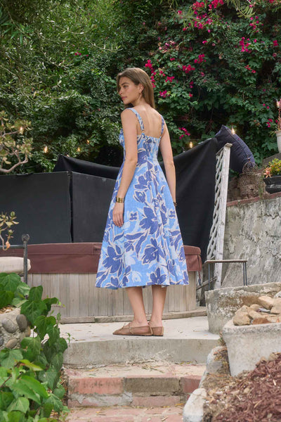 spaghetti strap midi dress