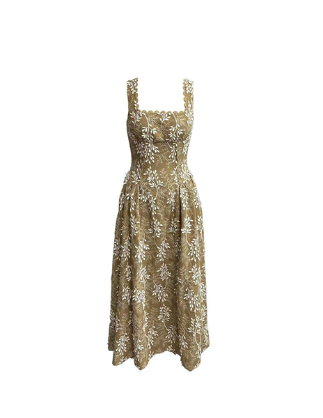 corset midi dress