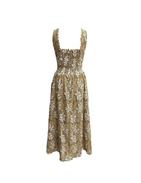 corset midi dress