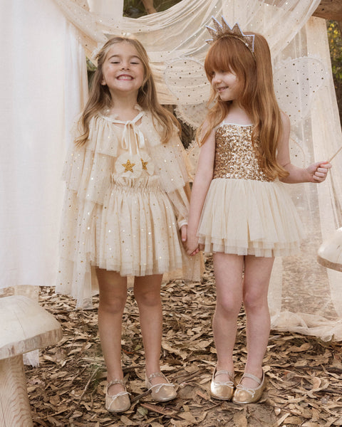 tulle cape